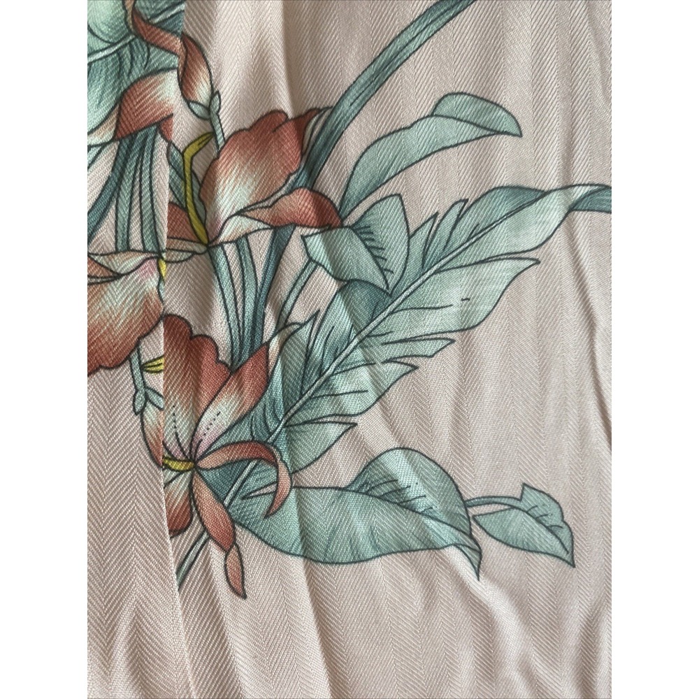 Tommy Bahama Womens 6 100% Silk Pink Maxi Skirt Vintage - Picture 4 of 6